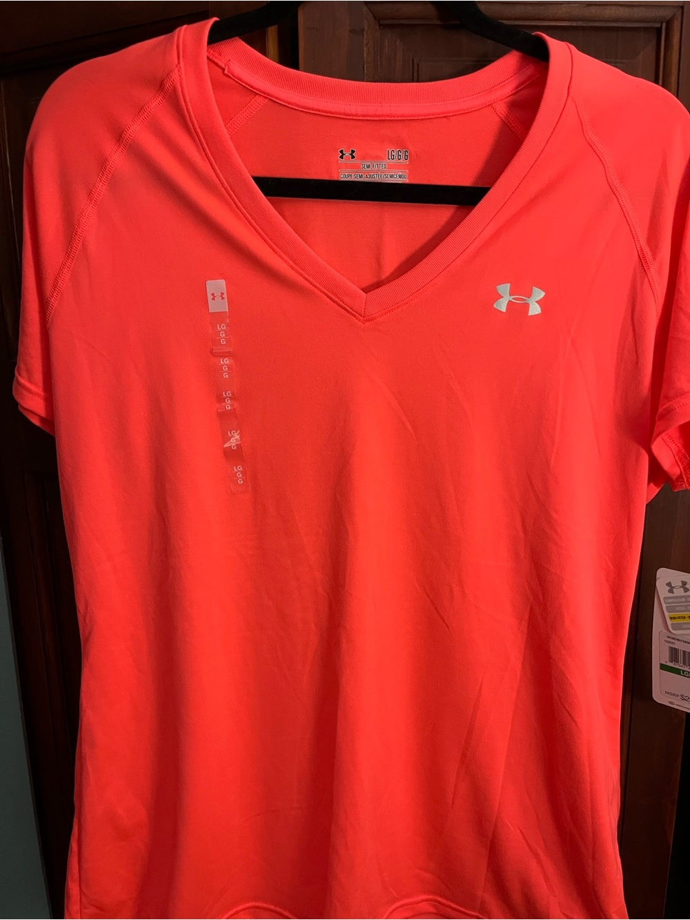 Under Armour Women’s V-Neck Short Sleeve Tee - Orange